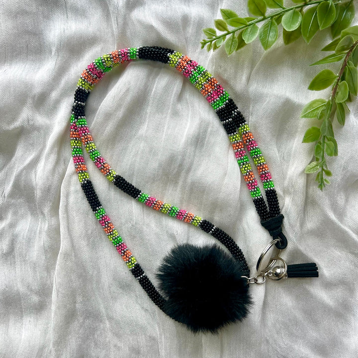 Prairie Beads Wrap Beaded Breakaway Neck Lanyard