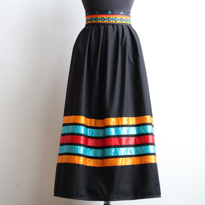 Phoenyx Designs Orange, Teal & Red Ribbon Skirt & Belt