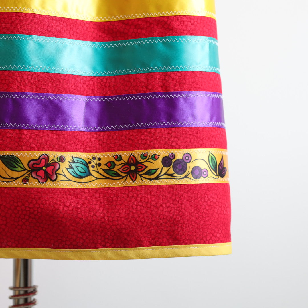 Vi's CREE-ations Red Ribbon Skirt