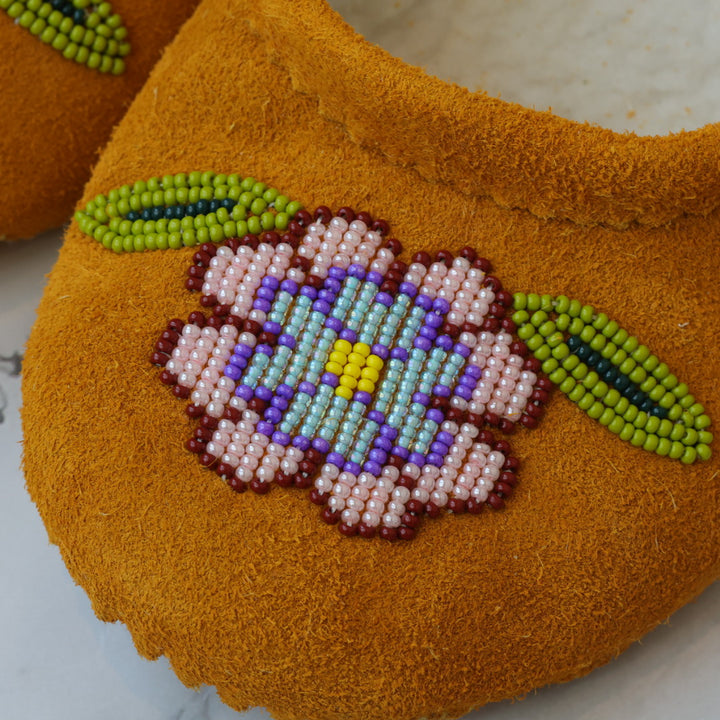 T.Sullivan Size 7 Women Pink Floral Ballerina Slippers