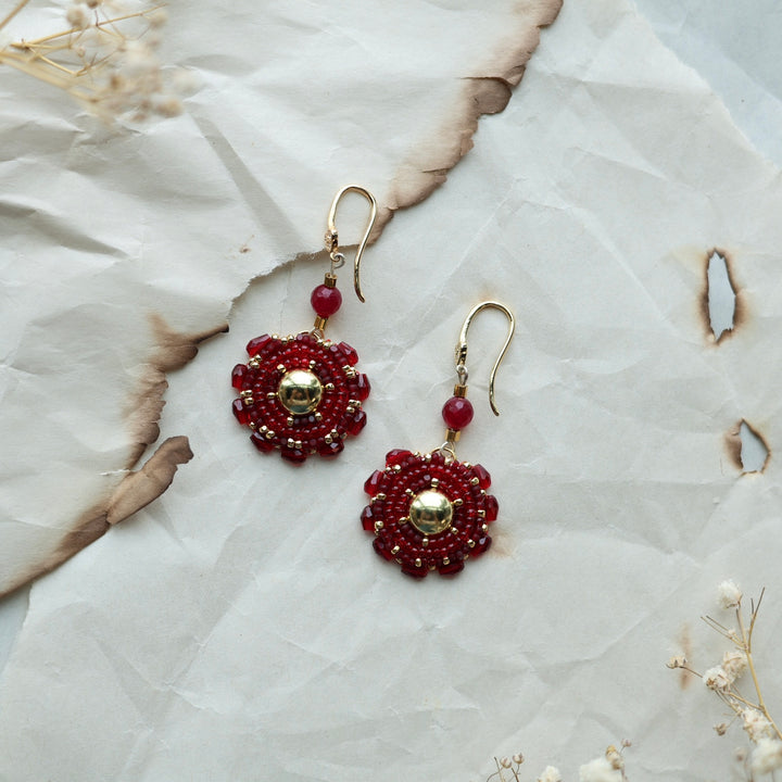 TLee Beads Beaded Earrings on Fancy Hooks