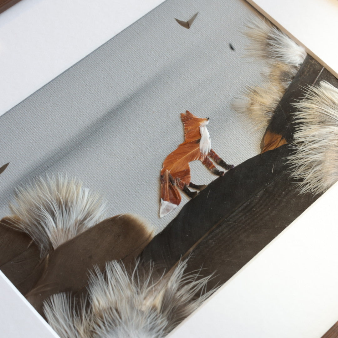 Shannon Dunn 8"x10" Fox Feather Art