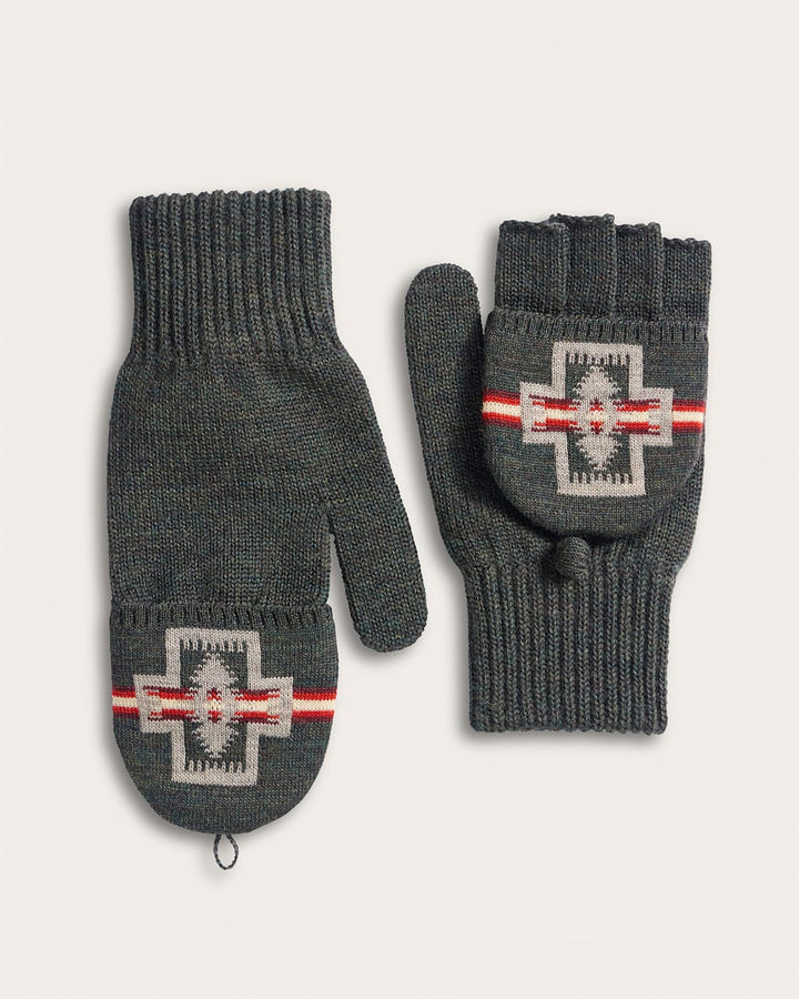 Pendleton Harding Merino Knit Convertible Mittens