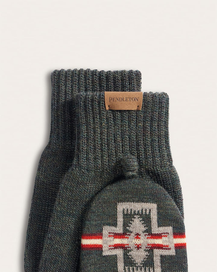Pendleton Harding Merino Knit Convertible Mittens