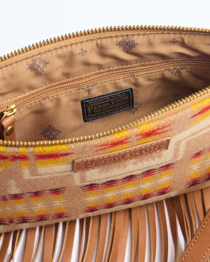 Pendleton Look West Fringed Crossbody Bag