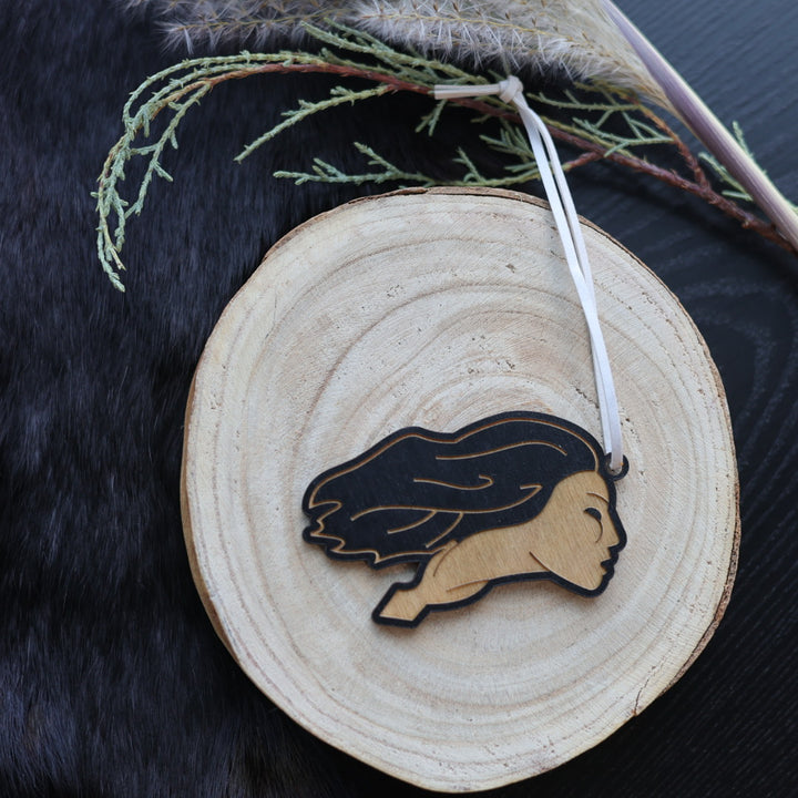 Pimâcihisowin Feminine Silhouette Hanging Ornament