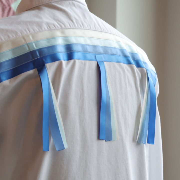 Yellow Mudd Designs Blue Ribbon Shirt