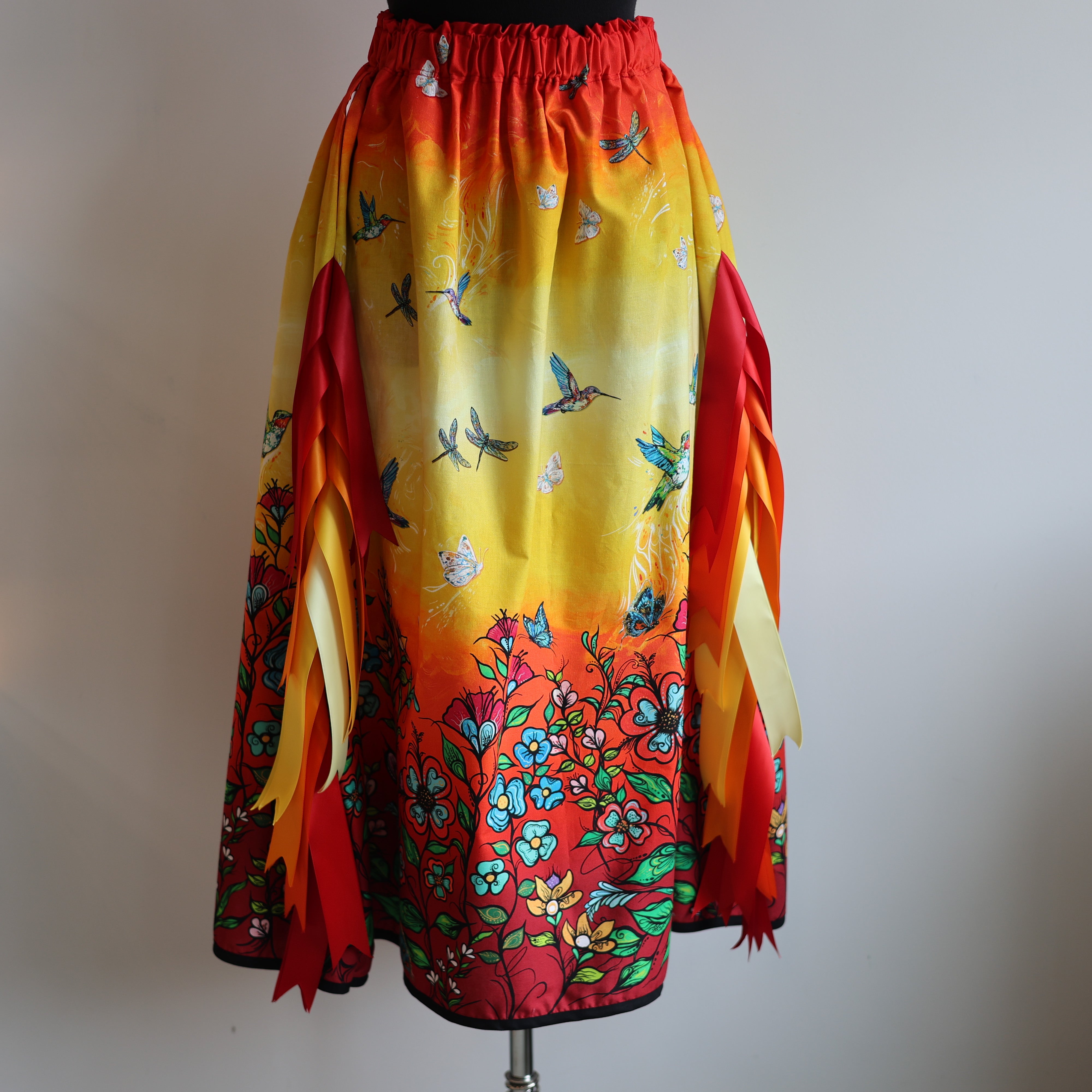 Phoenyx Designs Tranquility Ribbon Skirt – Wanuskewin Collective