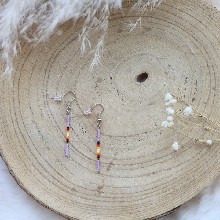 Sophie's Creations Simple Single-Strand Beaded Earrings
