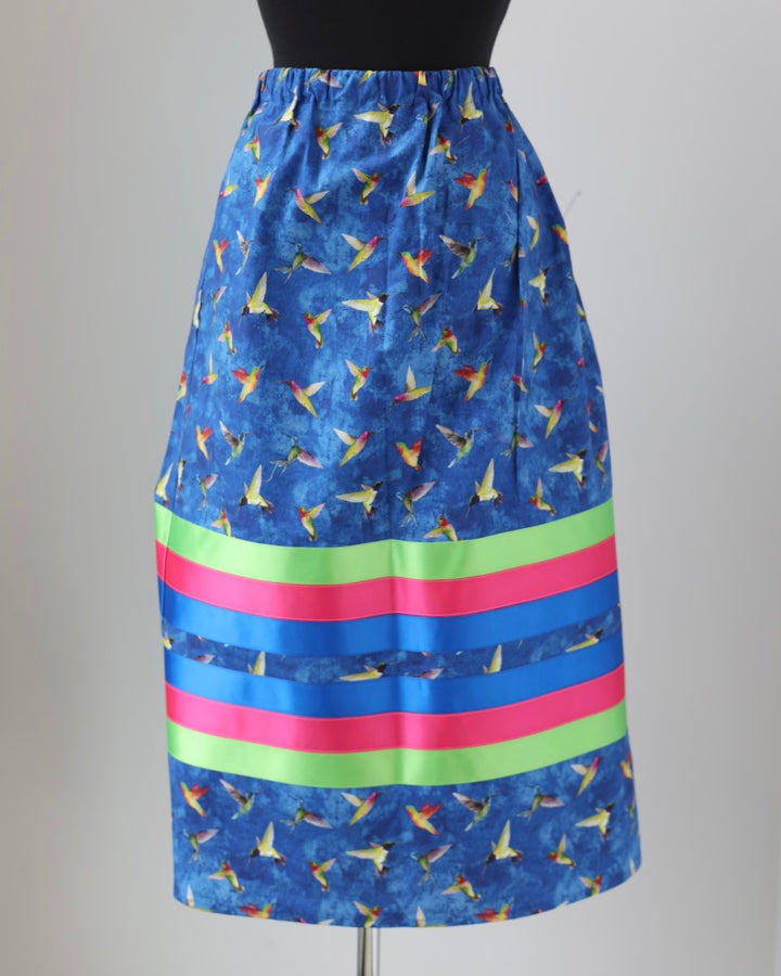 Adeline C. Hummingbird Ribbon Skirt