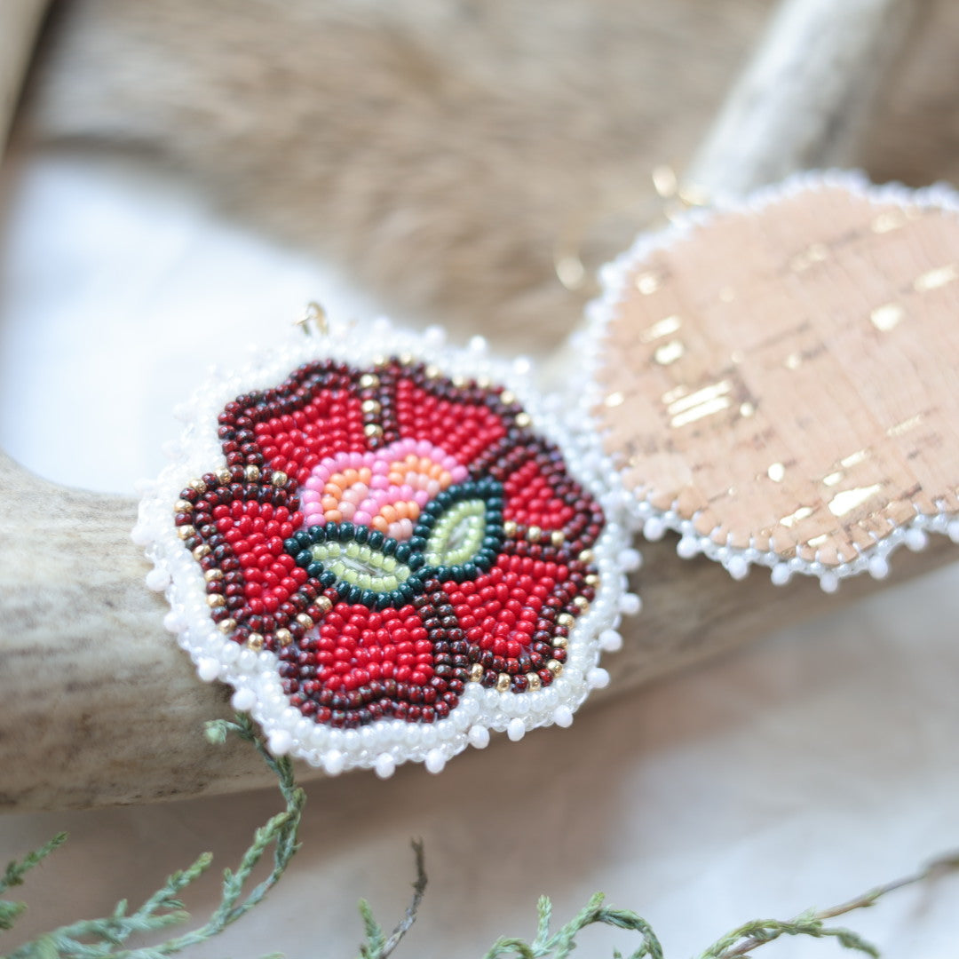 Keegan W. Six Petal Floral Earrings