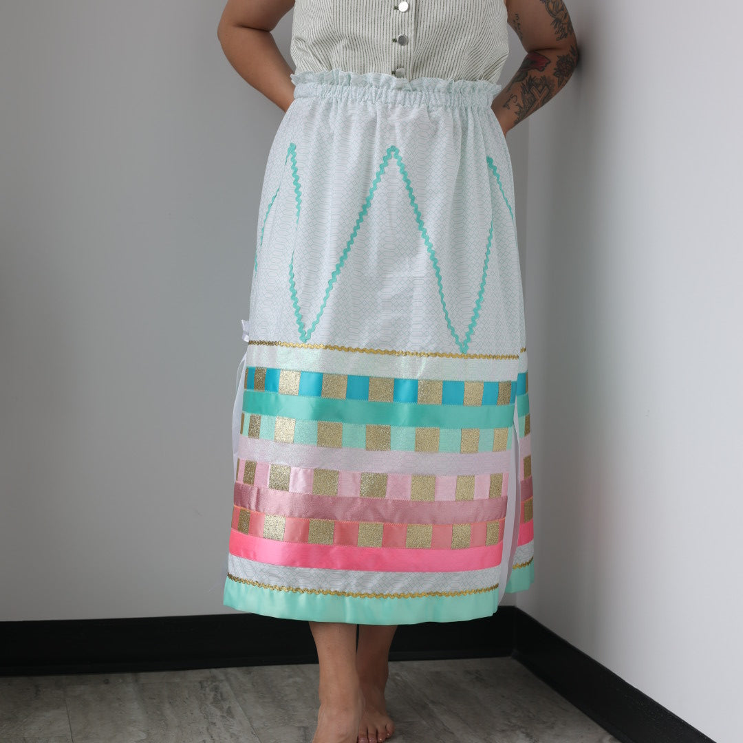 Kristina Cardinal Ribbon Skirt