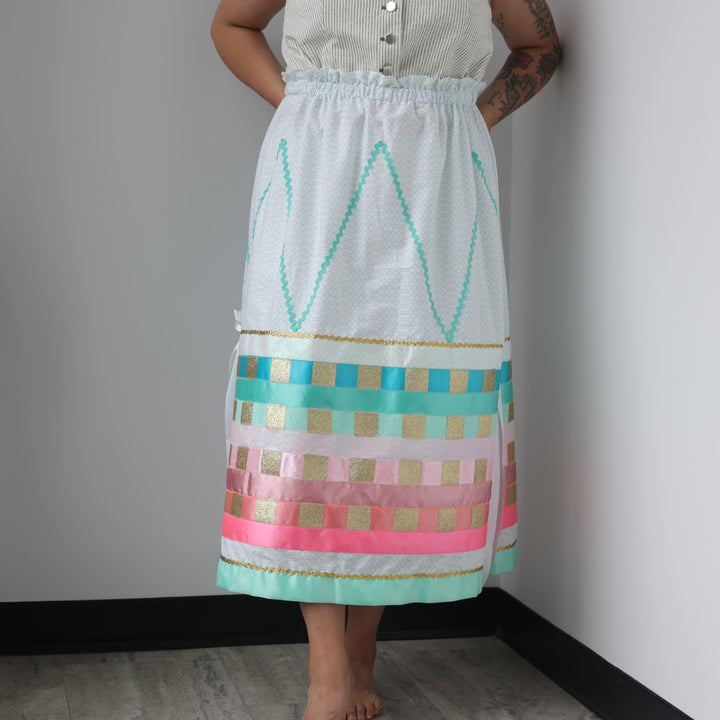 Kristina Cardinal Ribbon Skirt
