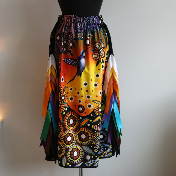 Phoenyx Designs Hummingbirds Ribbon Skirt