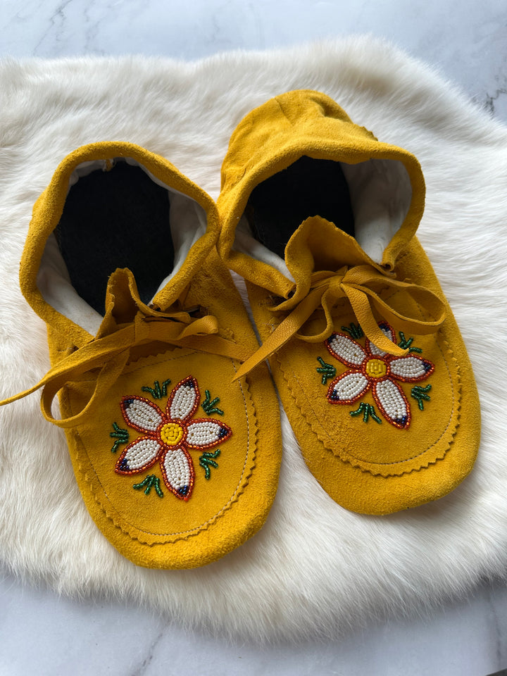 Sandra L Handmade Beaded Moccasins