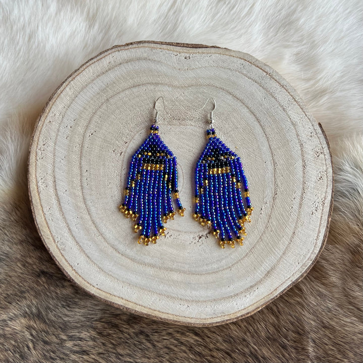 Maxine T. Thunderbird Fringe Earrings