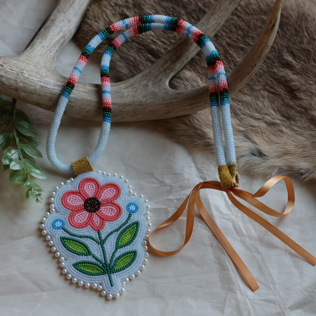 Keegan W. Pink &amp; Blue Floral Medallion