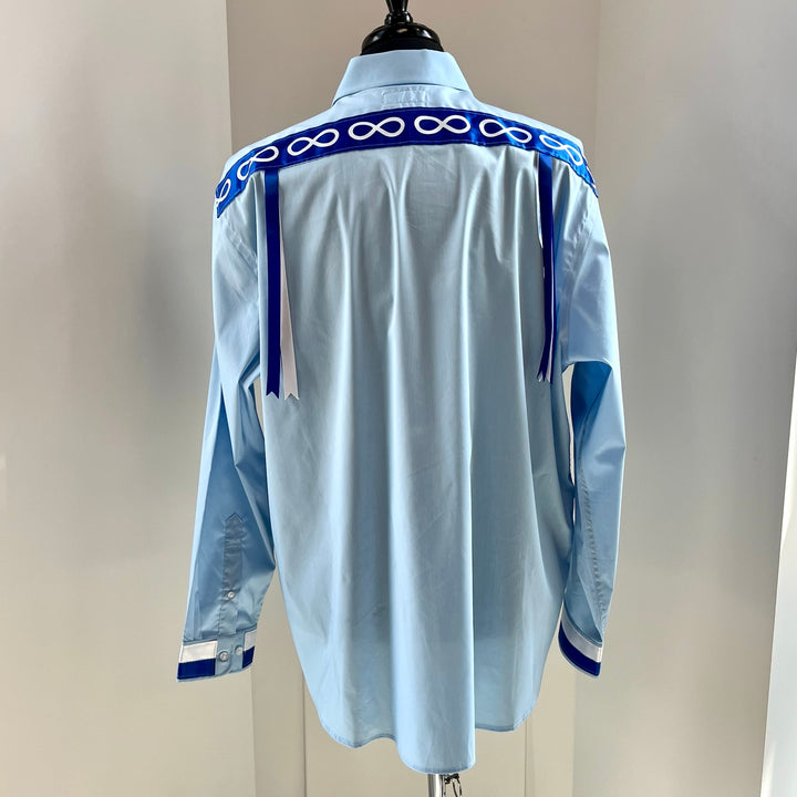 Vi's CREE-ations Infinity Men's Ribbon Shirt