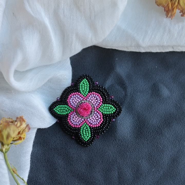 Beth Rose Designs Jade Collection Floral Brooches