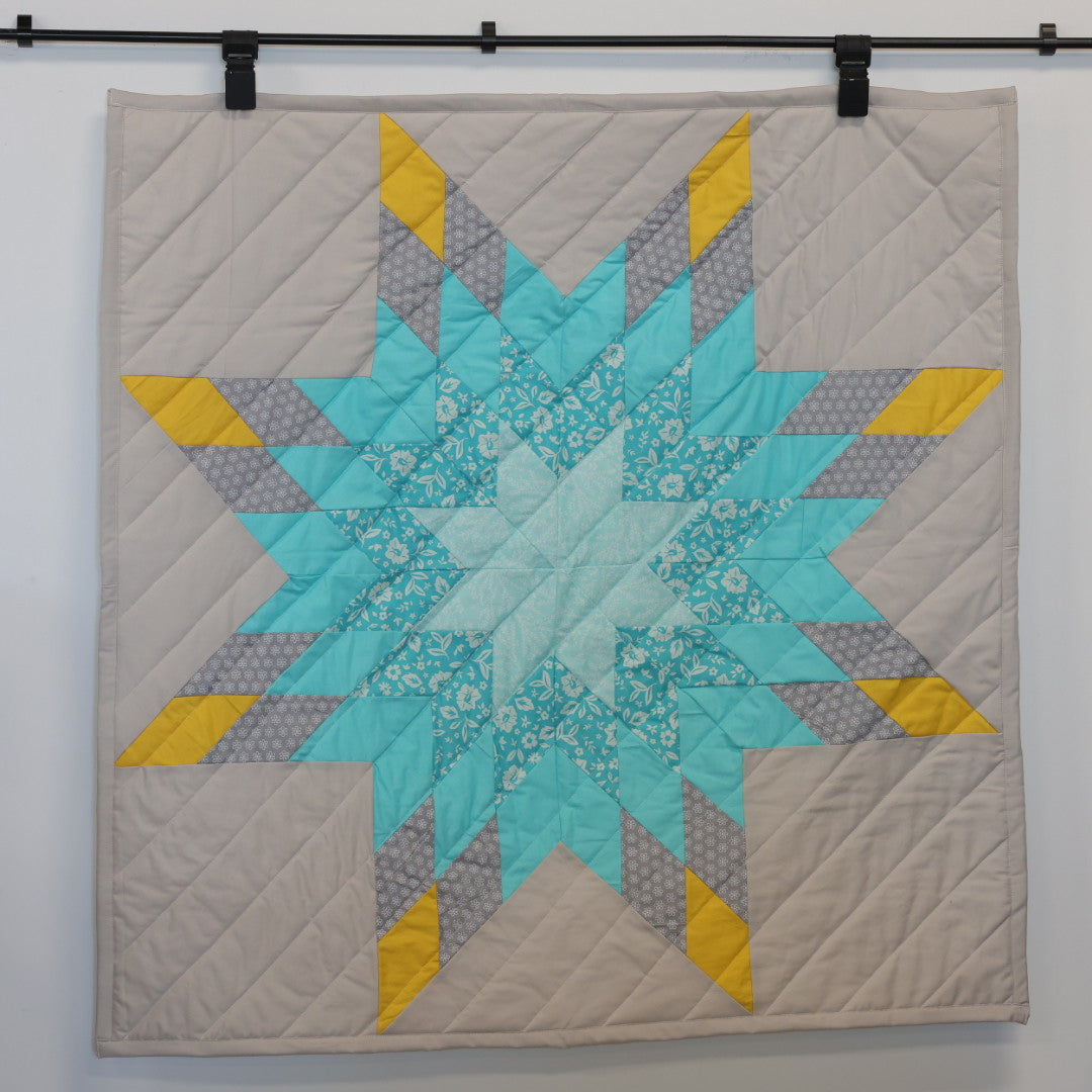 For Nohkom Designs Blue Baby Star Quilt
