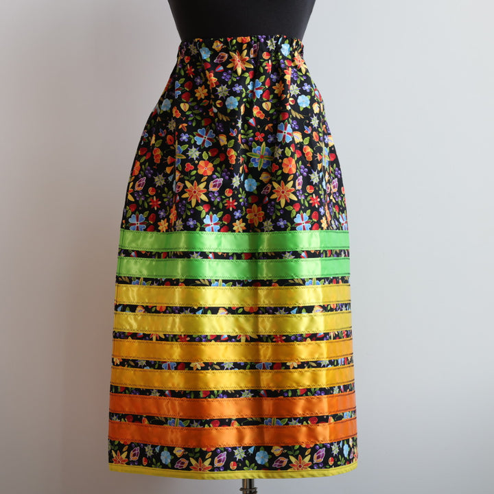 Vi's CREE-ations Fruit & Floral Ribbon Skirt