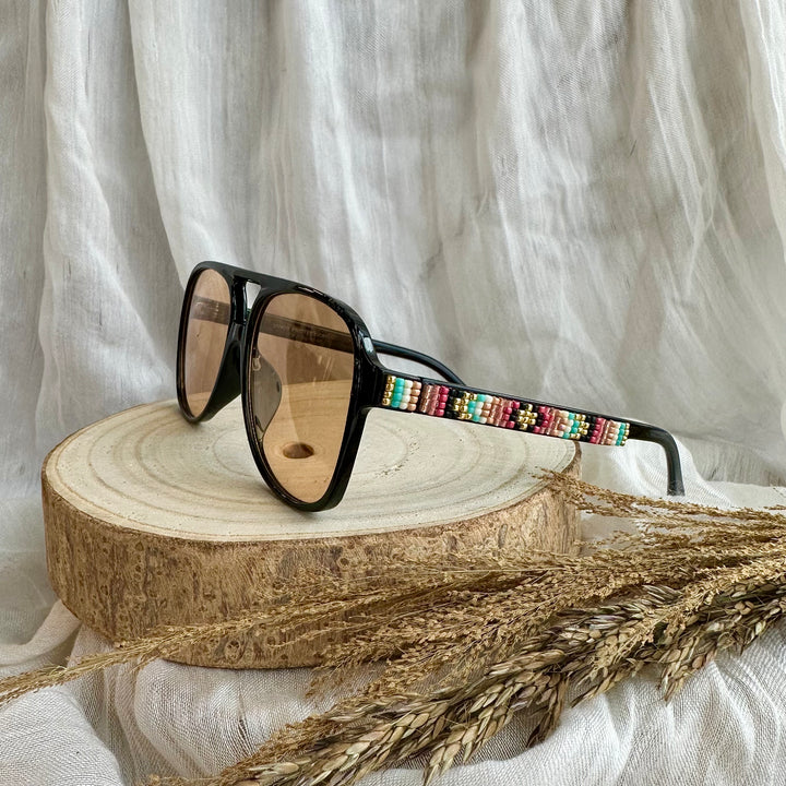 Rebelina Aviator Beaded Sunglasses