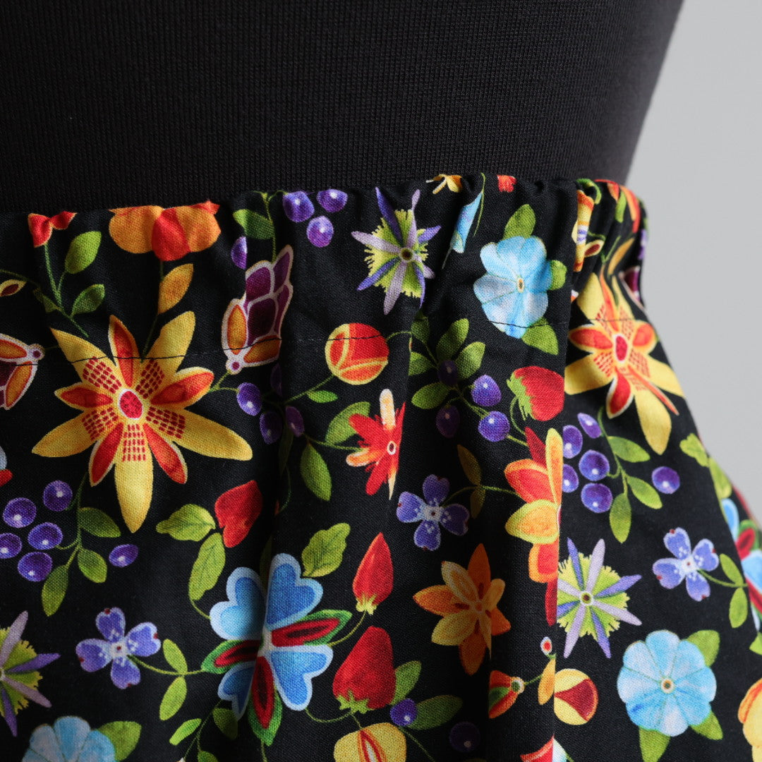 Vi's CREE-ations Fruit & Floral Ribbon Skirt
