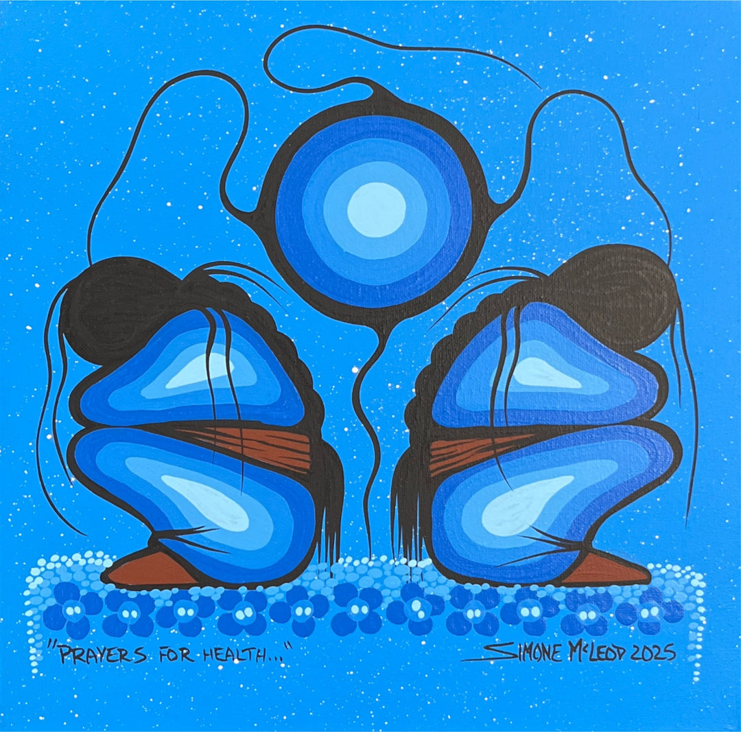 Simone McLeod 14"x14" Original Paintings (2025)