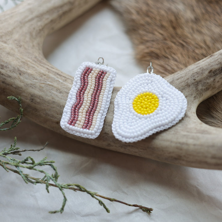 Keegan W. Bacon & Eggs Earrings