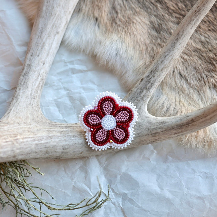 Keegan W. Beaded Flower Pins