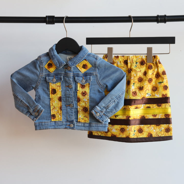 Vi's CREE-ations Sunflower Toddler Ribbon Set