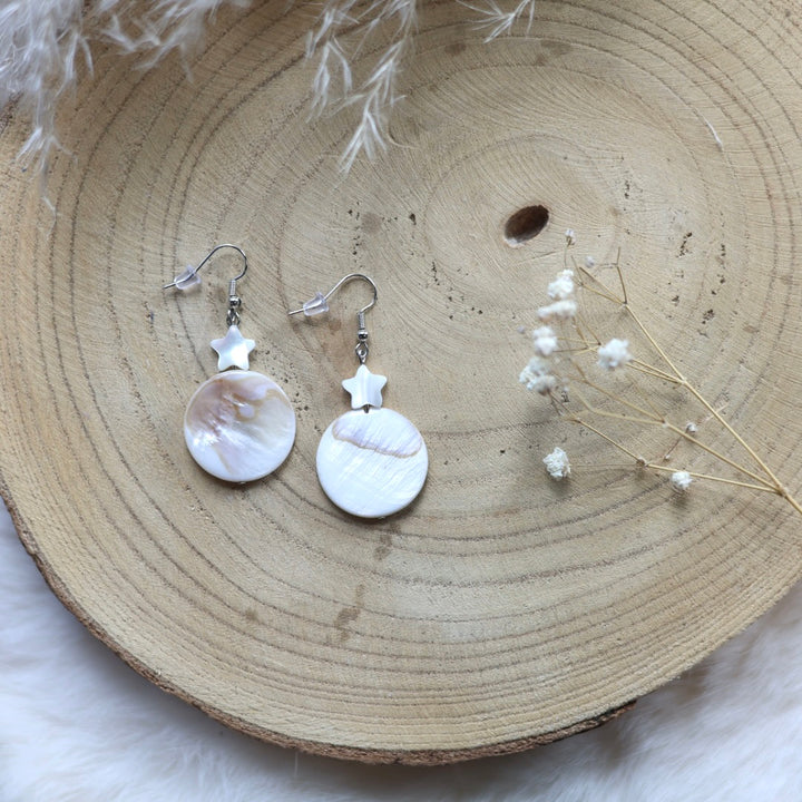 Sophie's Creations Shell Charm Earrings