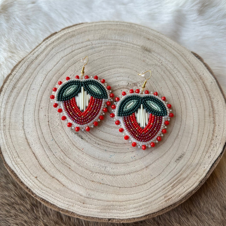 Keegan W. Strawberry Drop Earrings