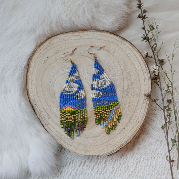 Prairie Moon Treaty 6 Fringe Earrings