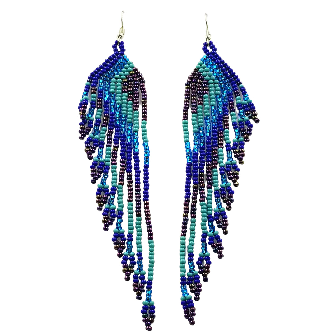 Tribal Roots Cascade Fringe Earrings