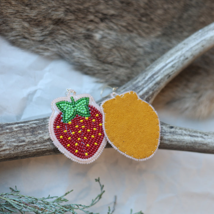 Keegan W. Strawberry Drop Earrings