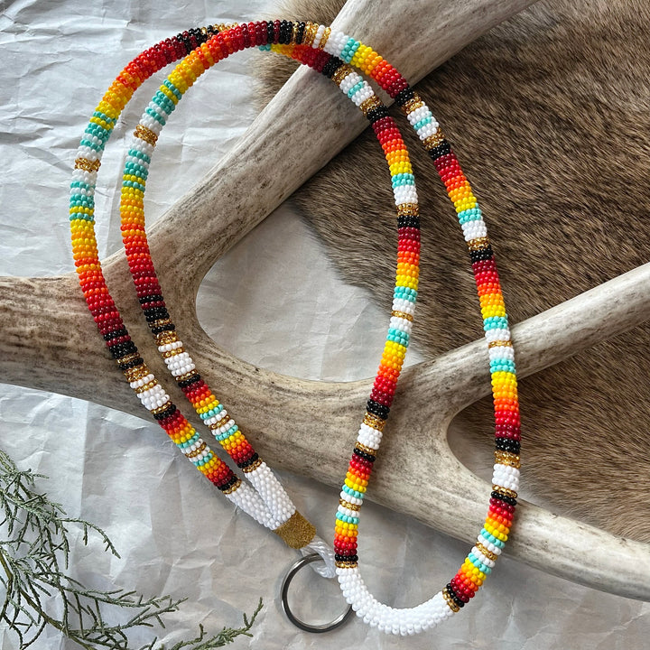 Keegan W. Beaded Neck Lanyards