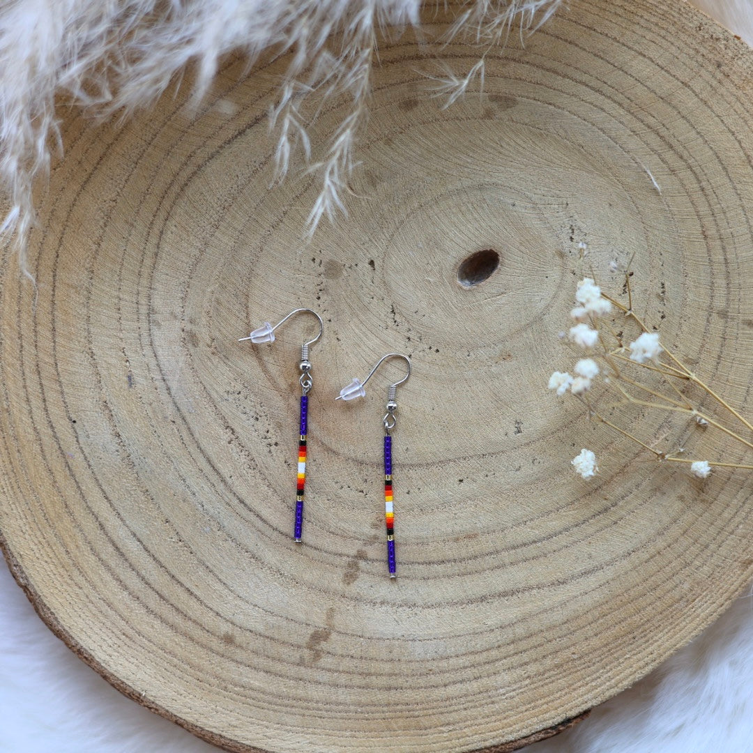 Sophie's Creations Simple Single-Strand Beaded Earrings