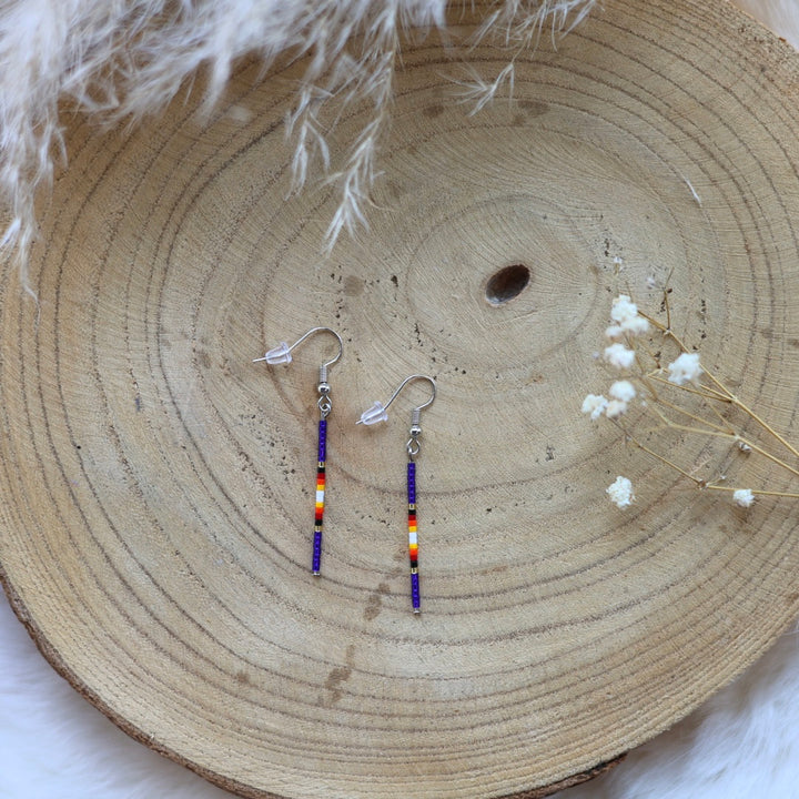 Sophie's Creations Simple Single-Strand Beaded Earrings