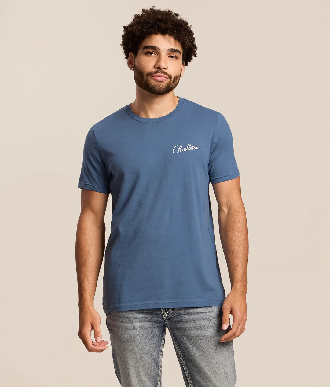 Pendleton Mountain Graphic Tee Blue