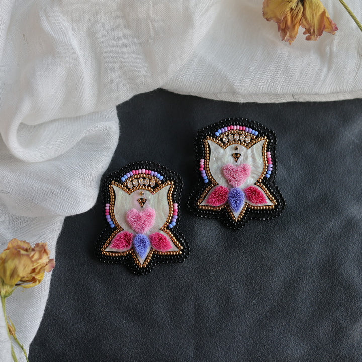 Beth Rose Designs Tulip Tufted Earrings