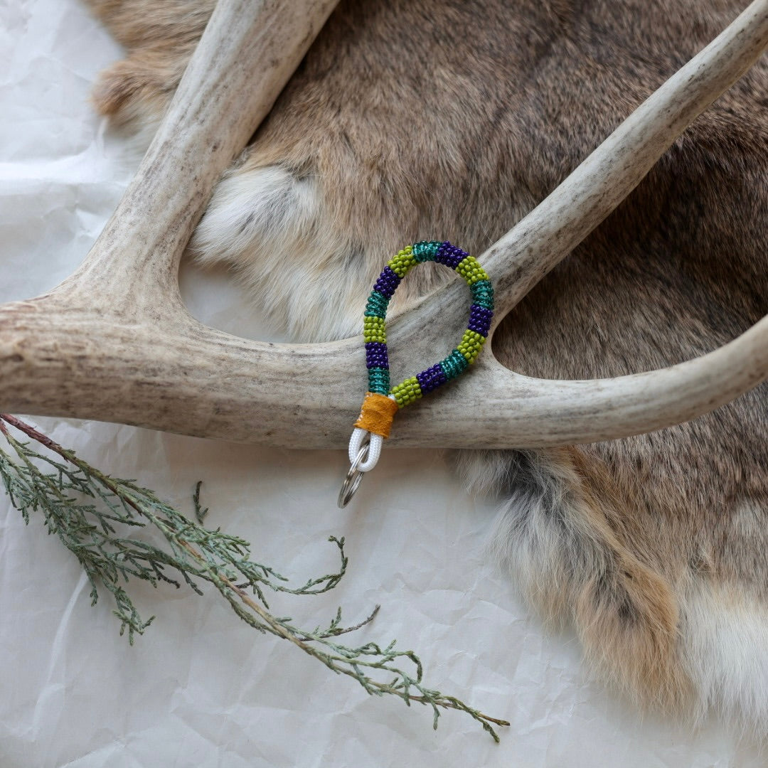 Keegan W. Striped Tiny Finger Lanyards