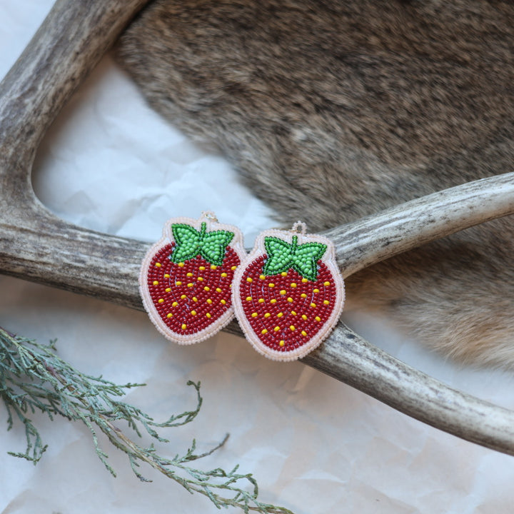 Keegan W. Strawberry Drop Earrings