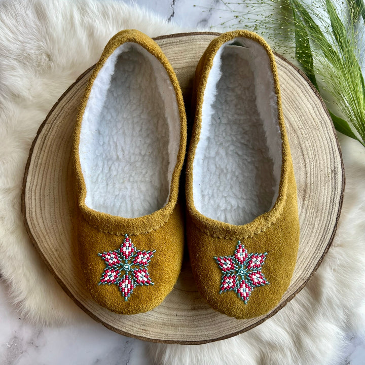 T. Sullivan's Women's Tan Ballet Style Moccasins