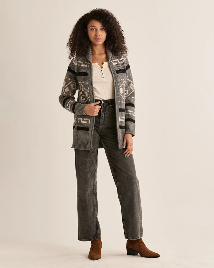 Pendleton Women's Grey Westerley Cardigan