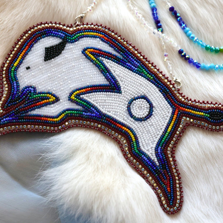 Taelin R Rainbow Bison Medallion
