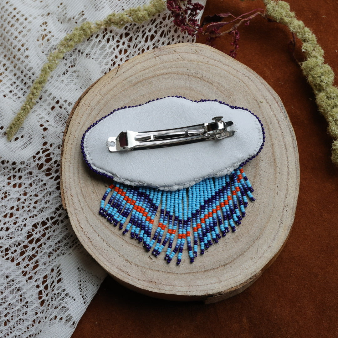 Jeannie A Fringed Hair Barrette