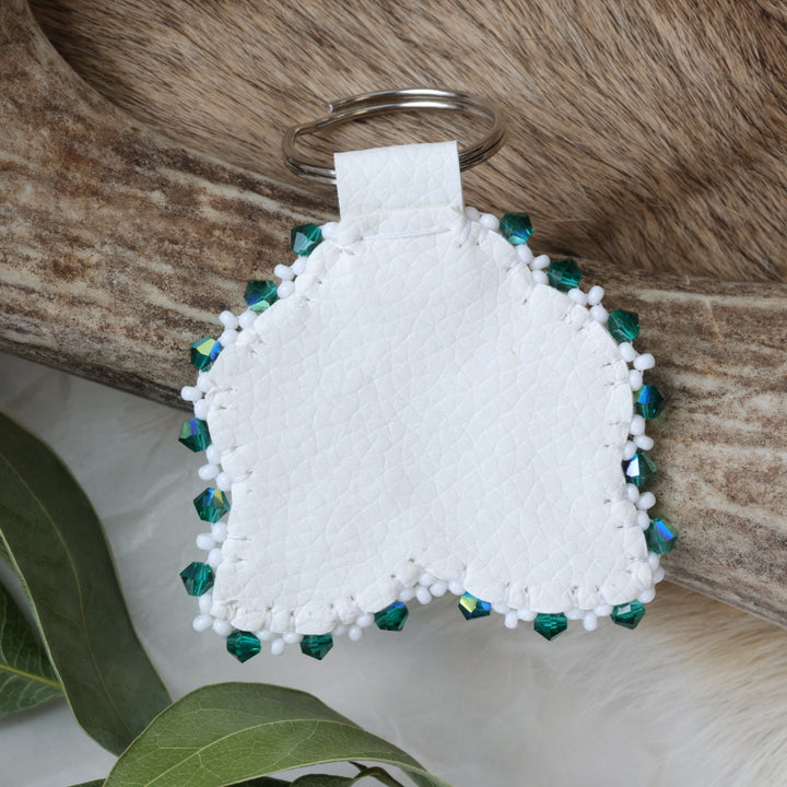 Keegan W. Floral Beaded Keychain