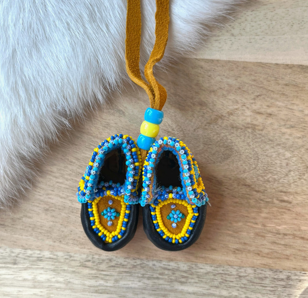 Doris M. Mini Moccasin Rear-view Mirror Hanging