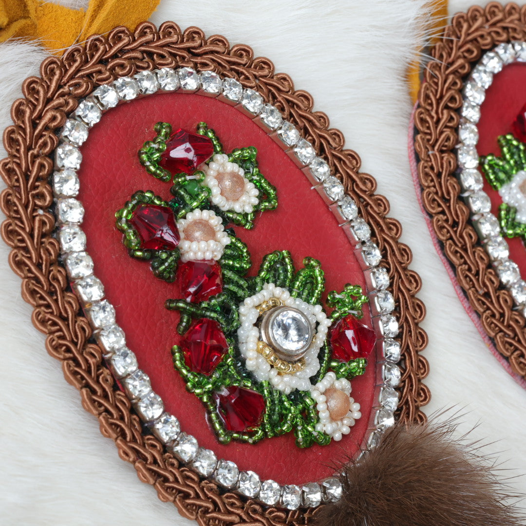 Mercedes G. Strawberry Mink Hair Ties